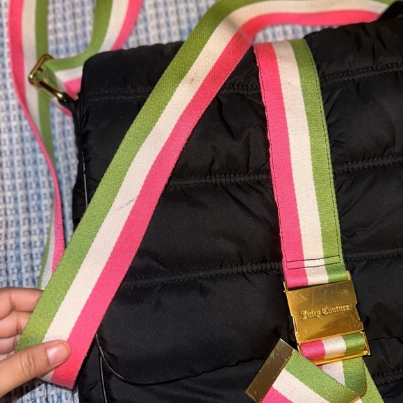 XL💕Y2K JUICY COUTURE💕MESSENGER BAG TRAVEL BAG LAPTOP BAG WEEKENDER VINTAGE BAG - Picture 8 of 17